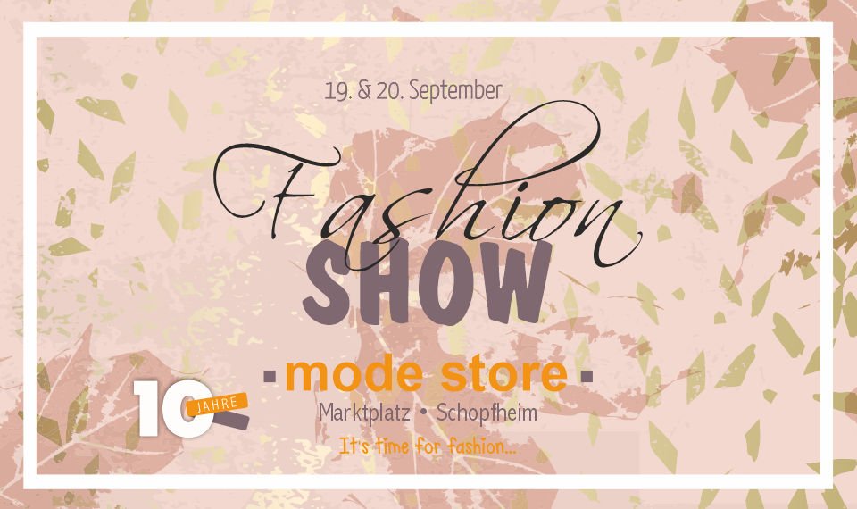 Fashion Show in Schopfheim